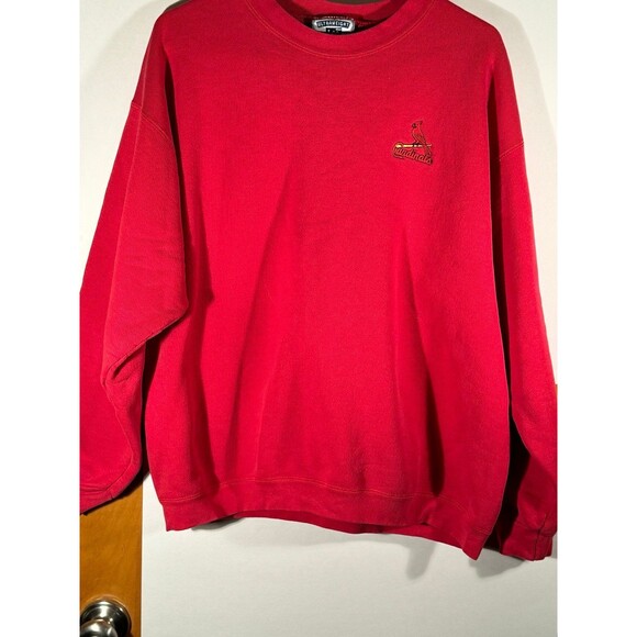Vintage St Louis Cardinals MLB Baseball Crewneck Sweater Lee Large USA - Picture 3 of 8